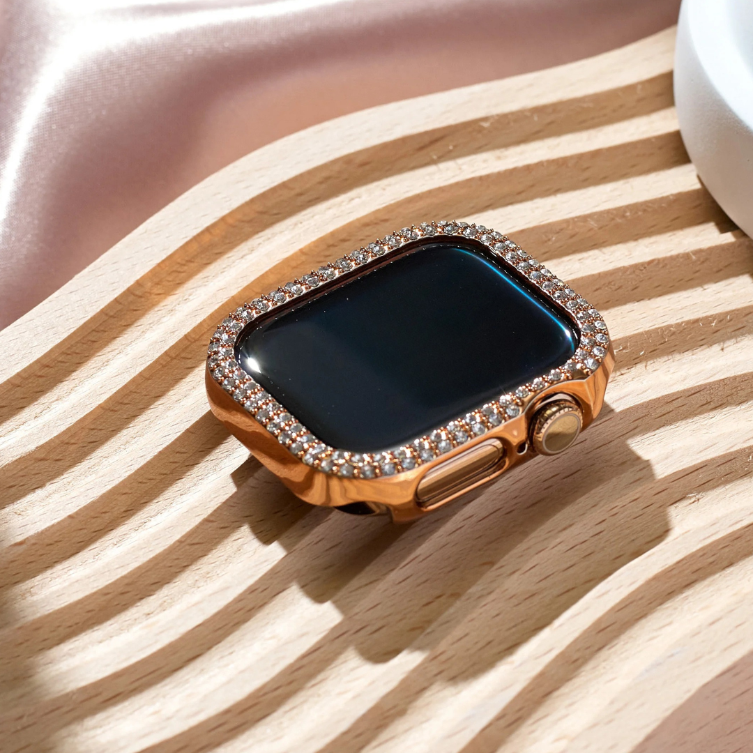 Funda doblemente glamurosa para Apple Watch